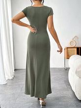 SXY Solid Color Casual Dress